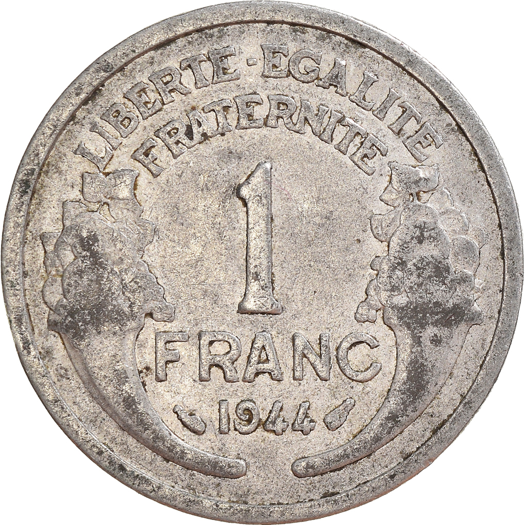 Moneda, Francia, Franc, 1944