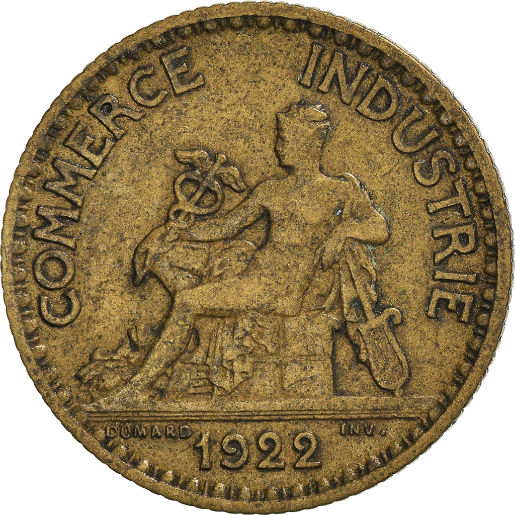 Moneda, Francia, Franc, 1922