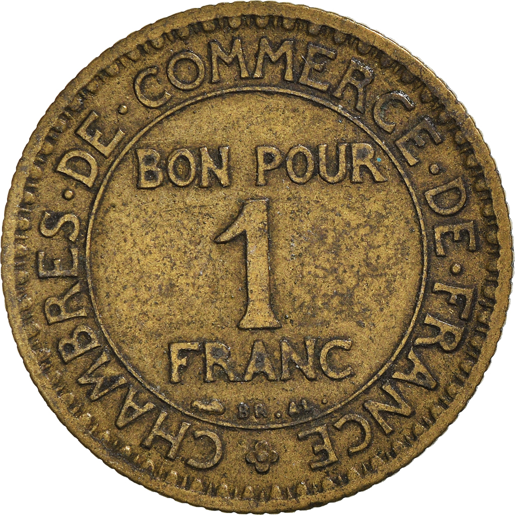 Moneda, Francia, Franc, 1922
