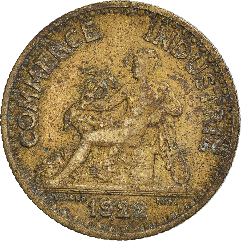 Moneda, Francia, Franc, 1922