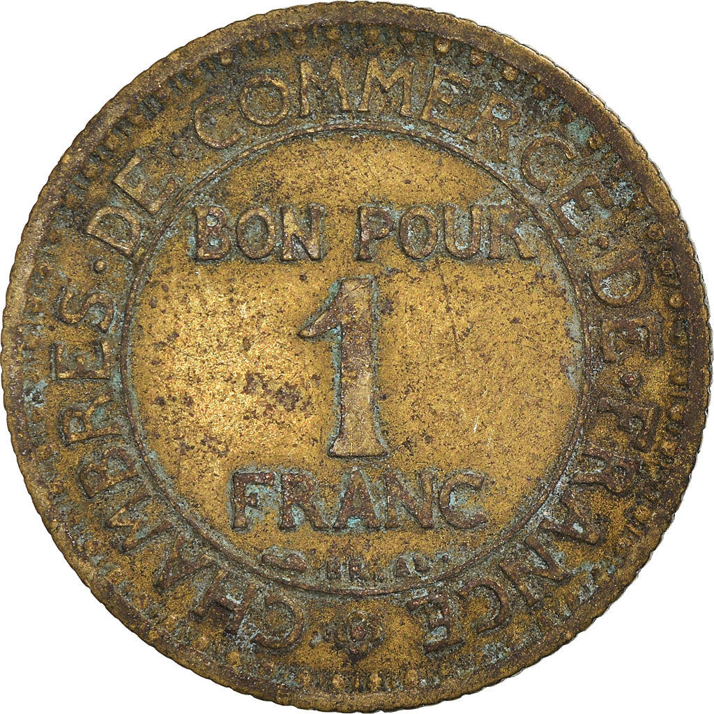 Moneda, Francia, Franc, 1922
