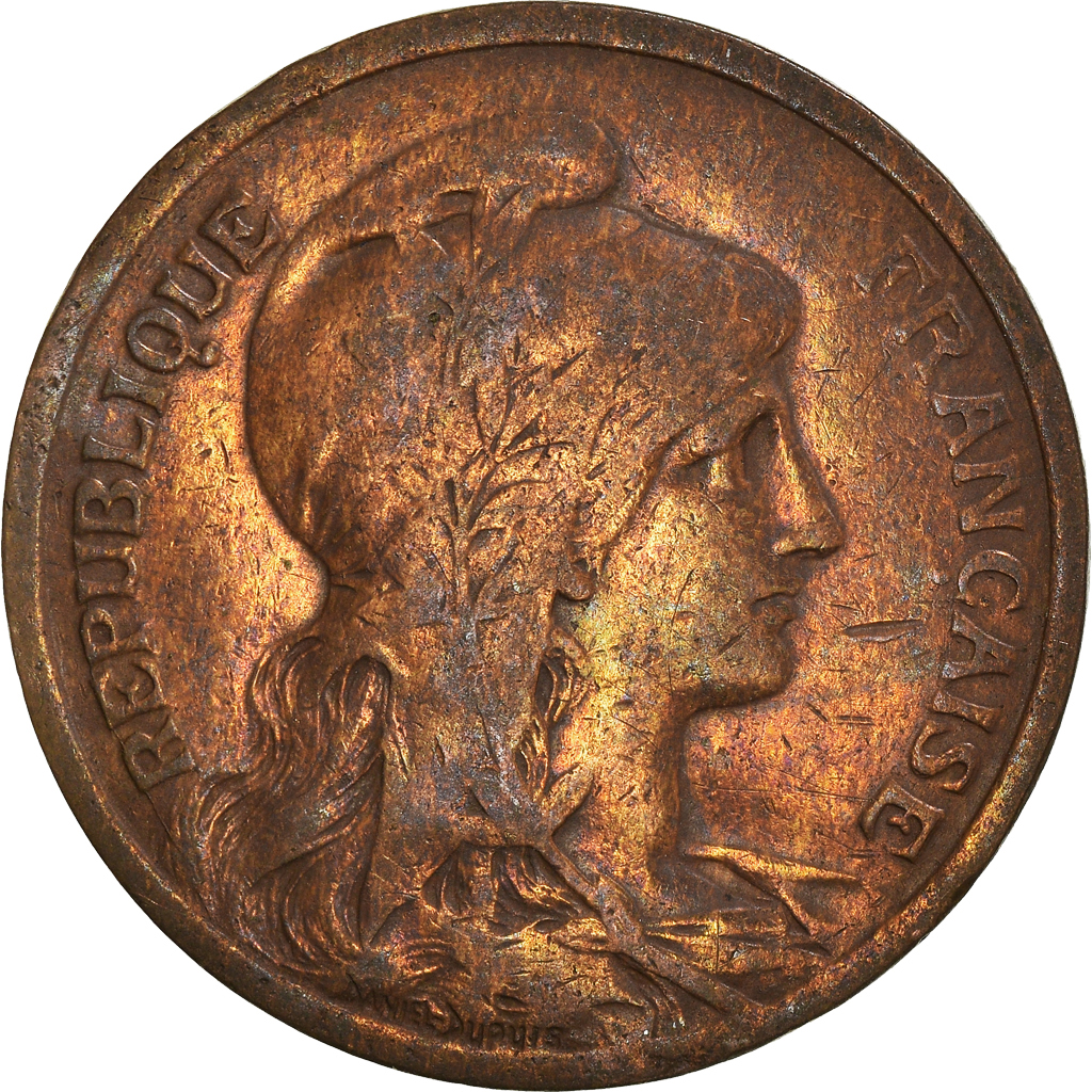 Moneda, Francia, 10 Centimes, 1917
