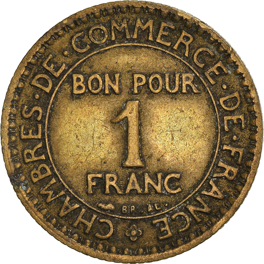 Moneda, Francia, Franc, 1923