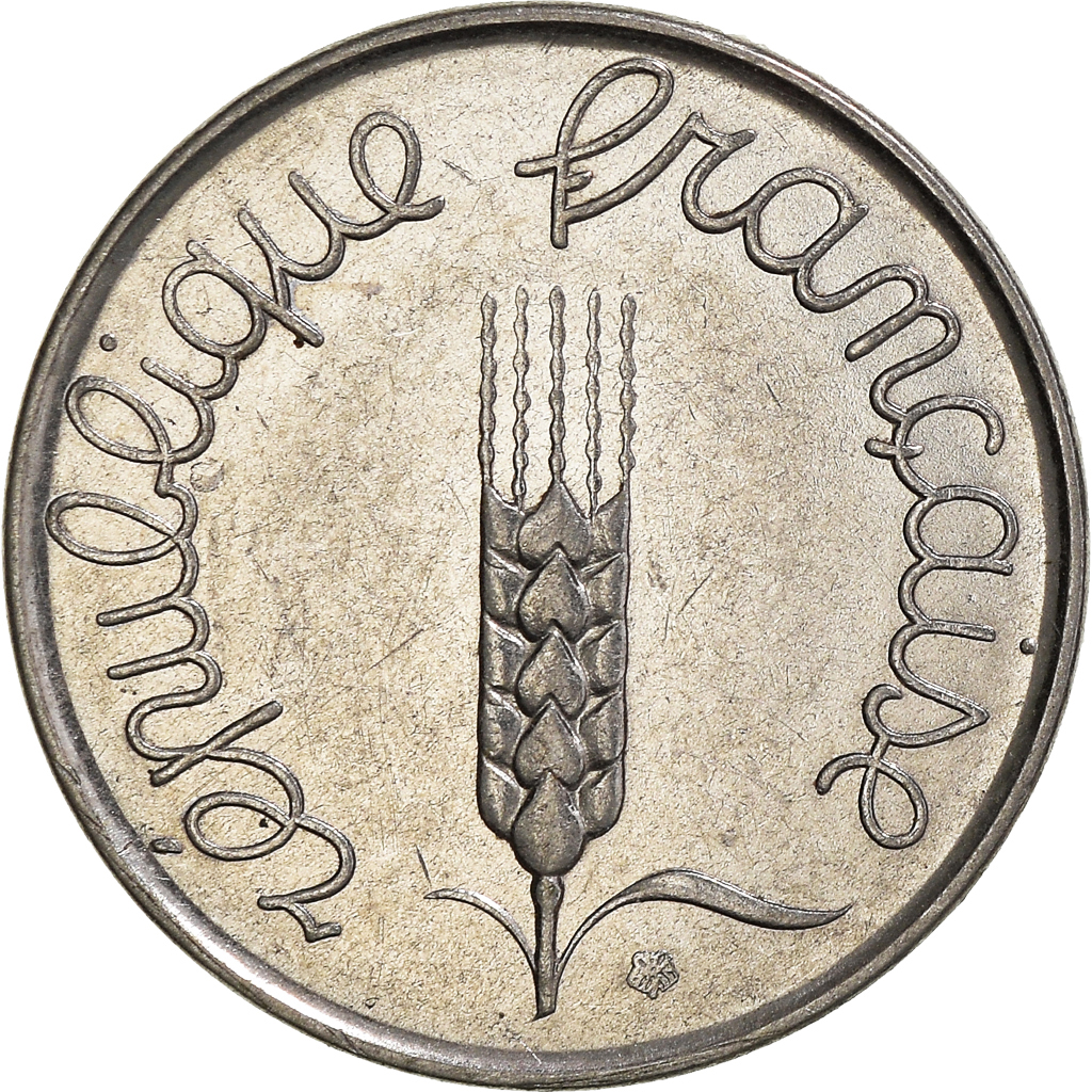 Moneda, Francia, 5 Centimes, 1961