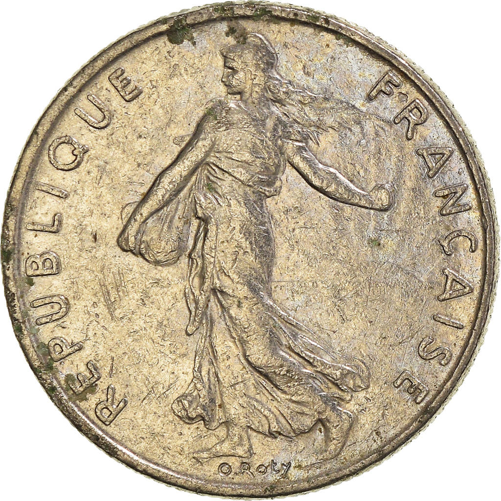 Moneda, Francia, 1/2 Franc, 1991
