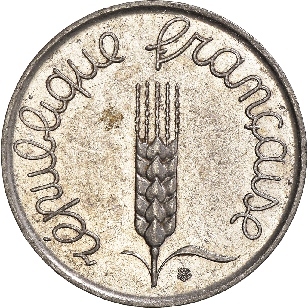 Moneda, Francia, 5 Centimes, 1961