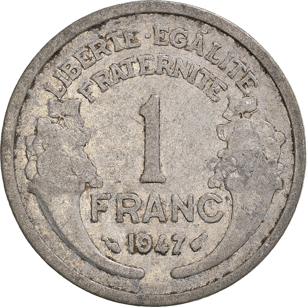 Moneda, Francia, Franc, 1947