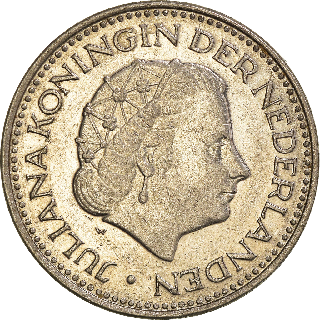 Moneda, Países Bajos, Gulden, 1971