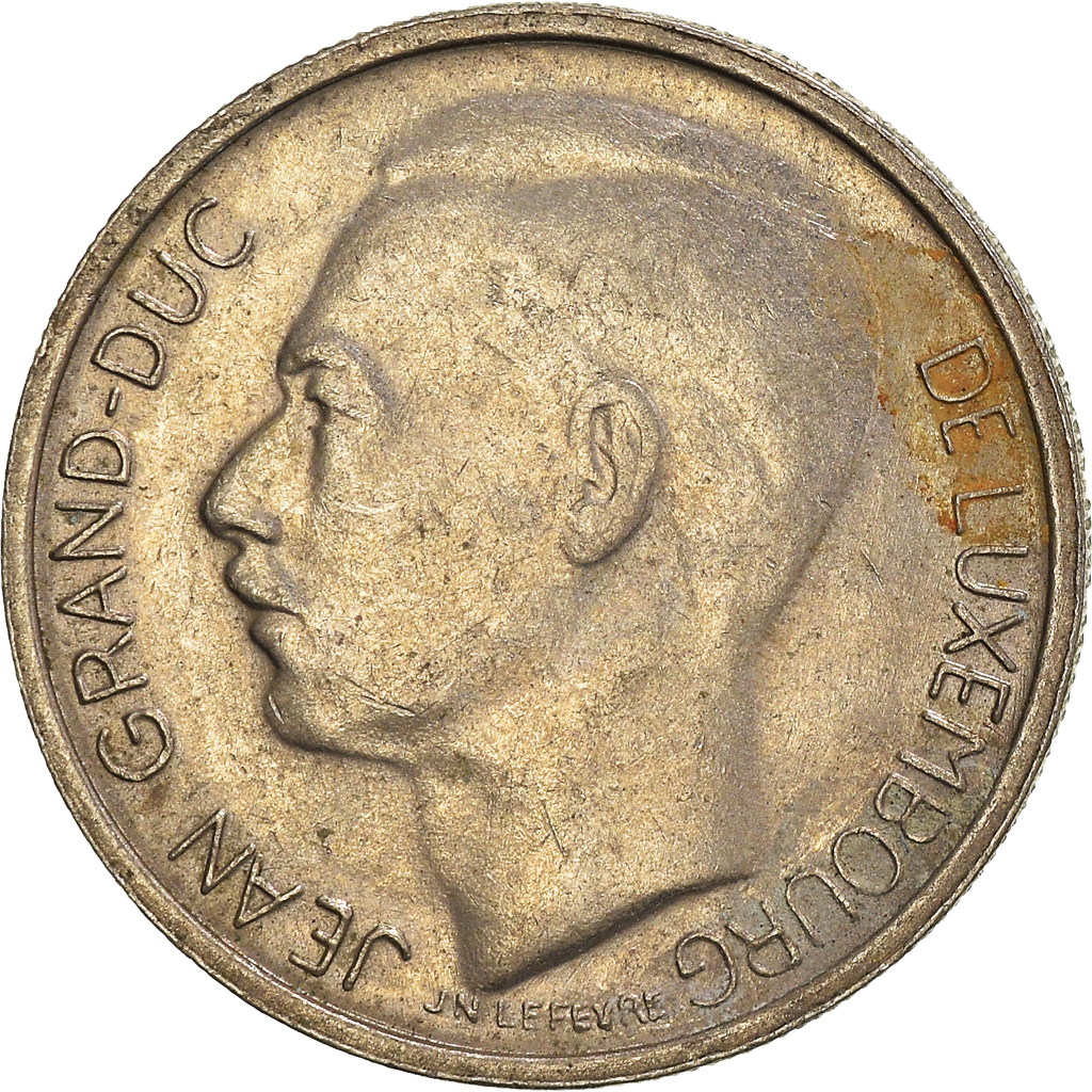 Moneda, Luxemburgo, Franc, 1968
