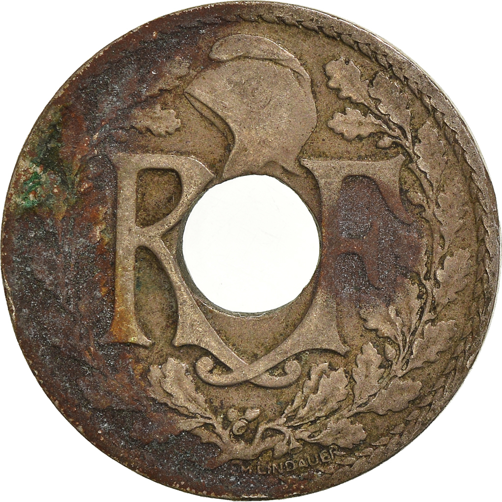 Moneda, Francia, 10 Centimes, 1918