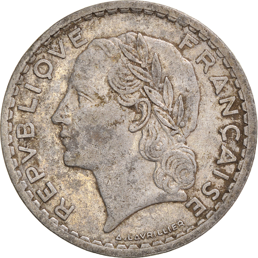 Moneda, Francia, 5 Francs, 1949