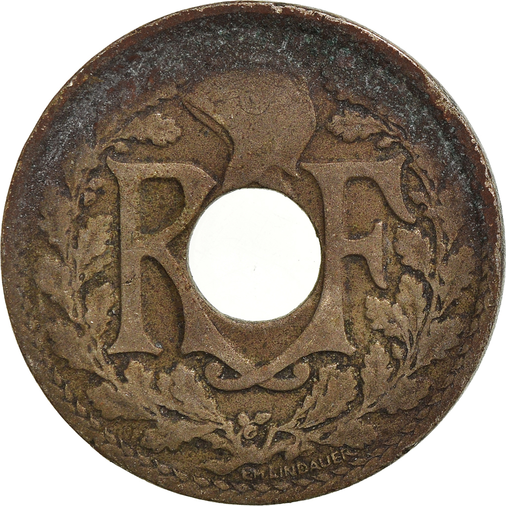 Moneda, Francia, 10 Centimes, 1923