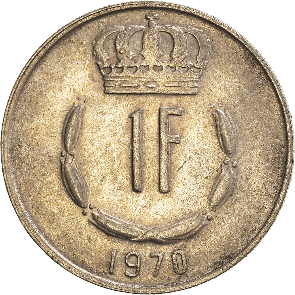 Moneda, Luxemburgo, Franc, 1970
