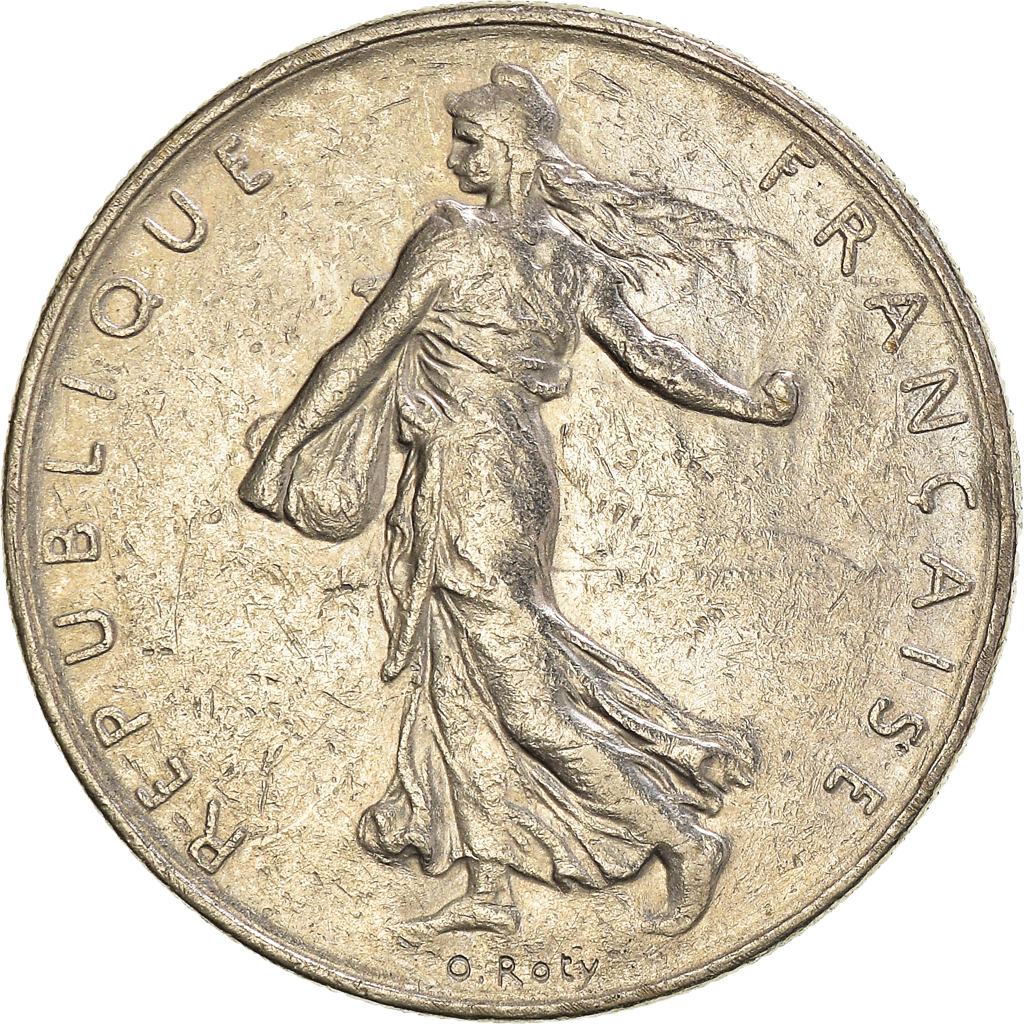 Moneda, Francia, Franc, 1977