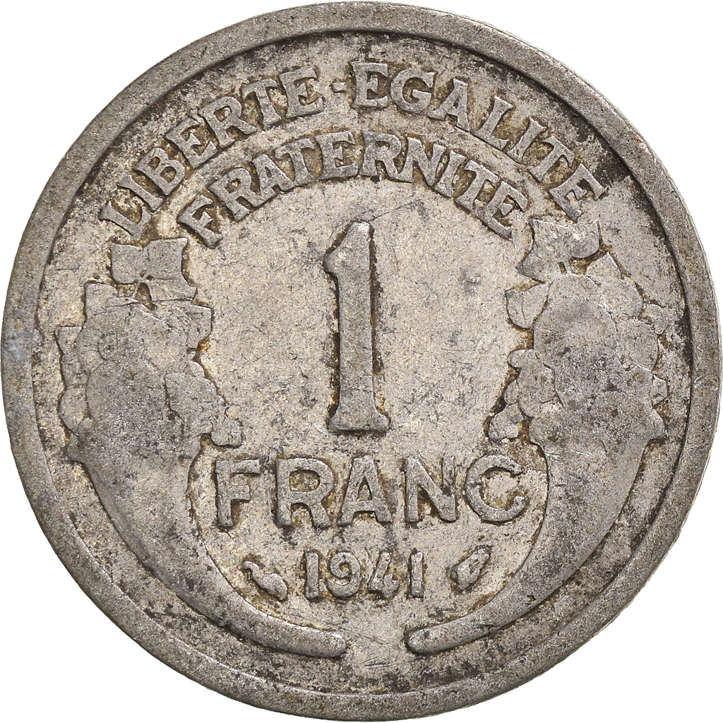 Moneda, Francia, Franc, 1941
