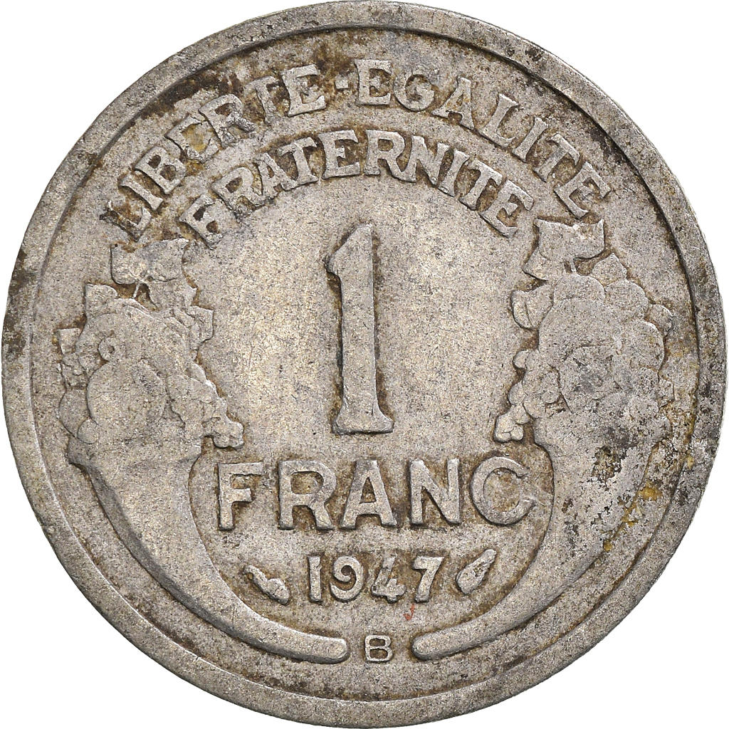 Moneda, Francia, Franc, 1947