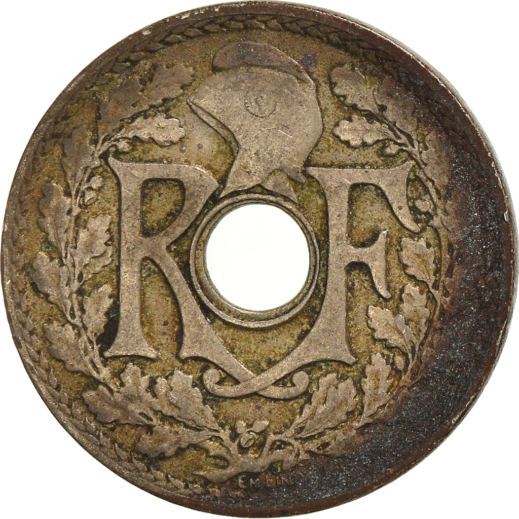 Moneda, Francia, 10 Centimes, 1920