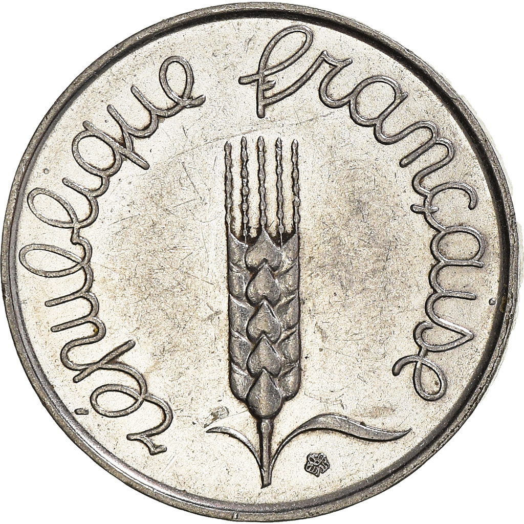 Moneda, Francia, 5 Centimes, 1963