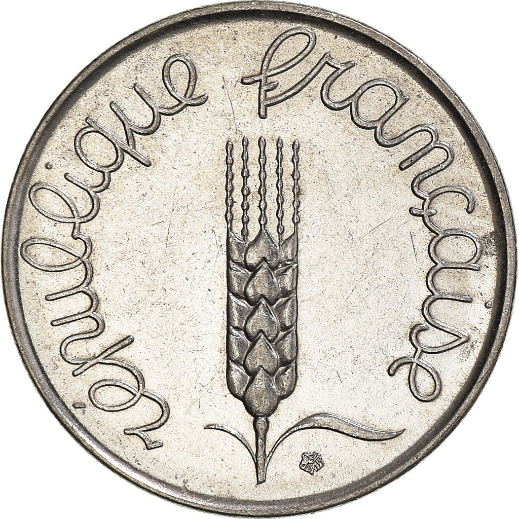 Moneda, Francia, 5 Centimes, 1961