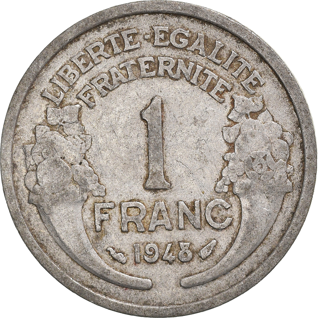 Moneda, Francia, Franc, 1948