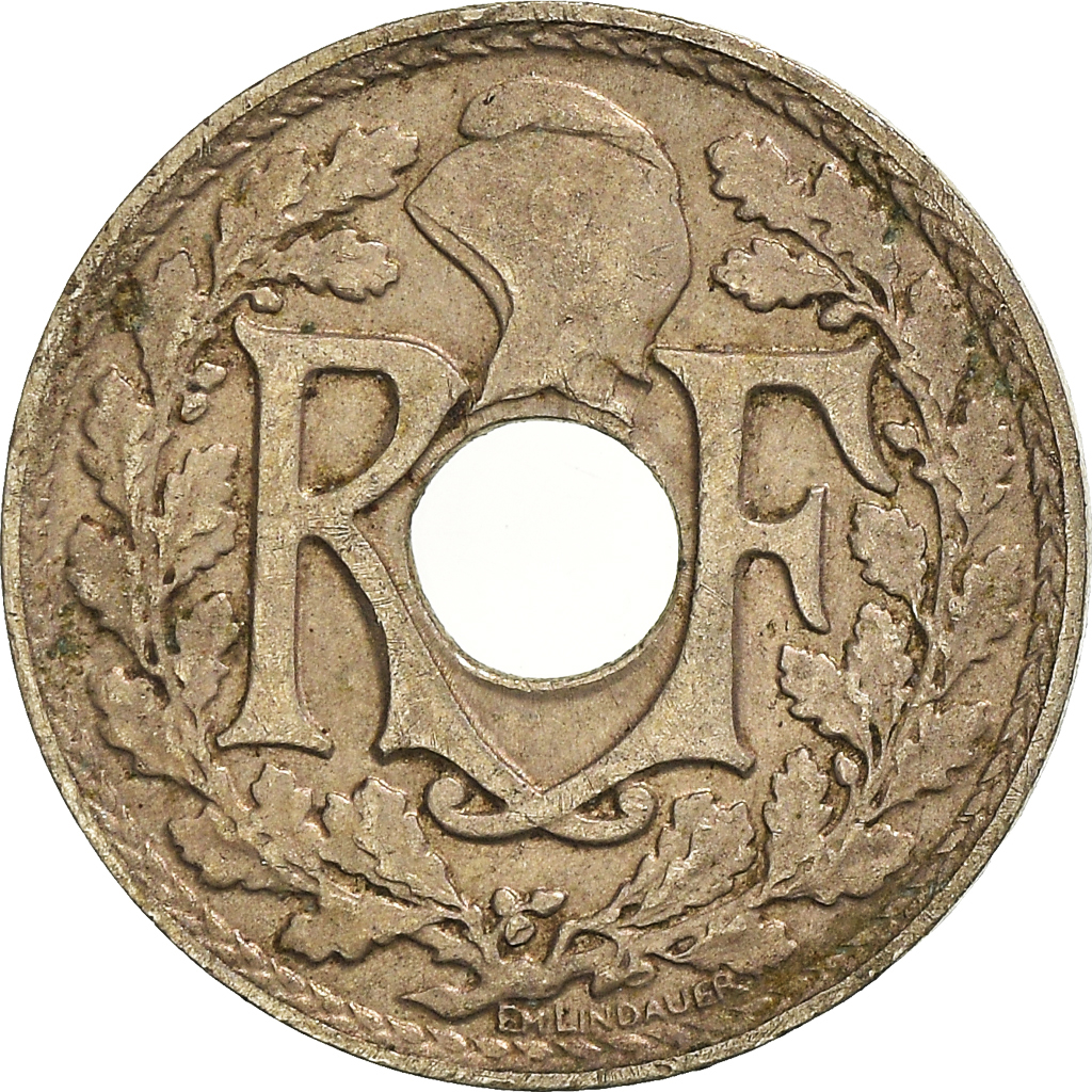 Moneda, Francia, 5 Centimes, 1938