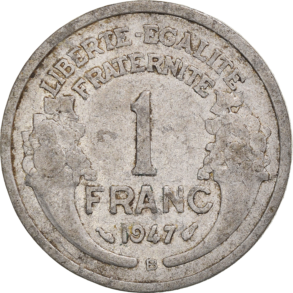 Moneda, Francia, Franc, 1947