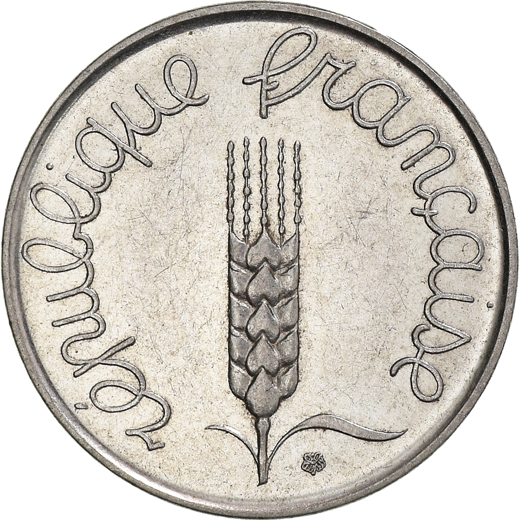 Moneda, Francia, 5 Centimes, 1961