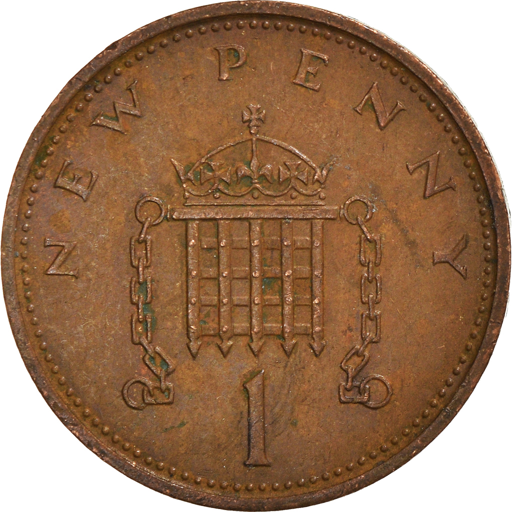 Moneda, Gran Bretaña, New Penny, 1978