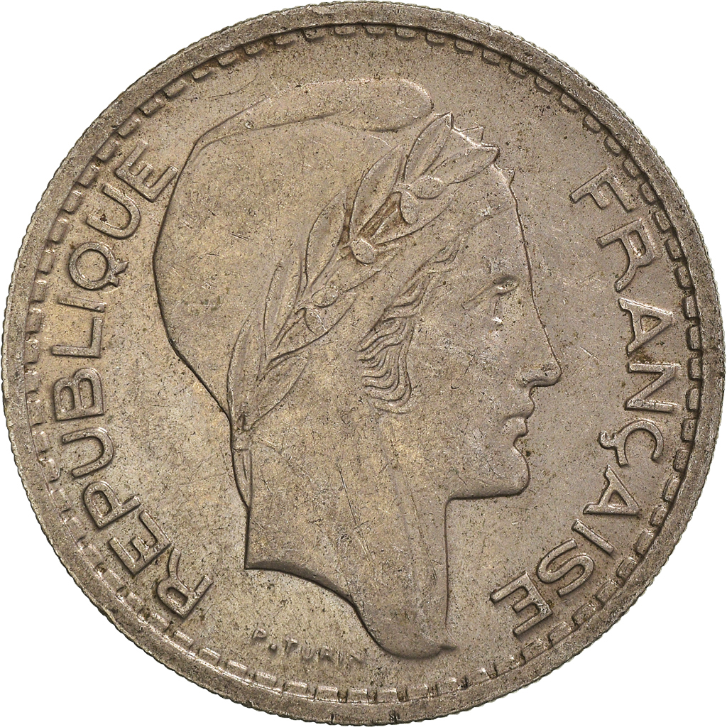 Moneda, Francia, 10 Francs, 1949
