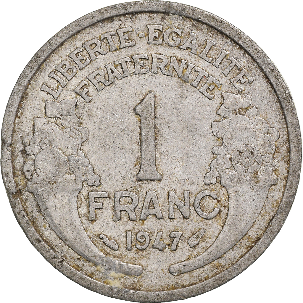 Moneda, Francia, Franc, 1947
