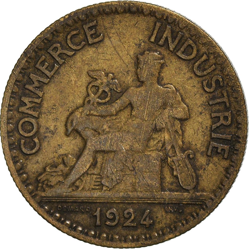 Moneda, Francia, 50 Centimes, 1924