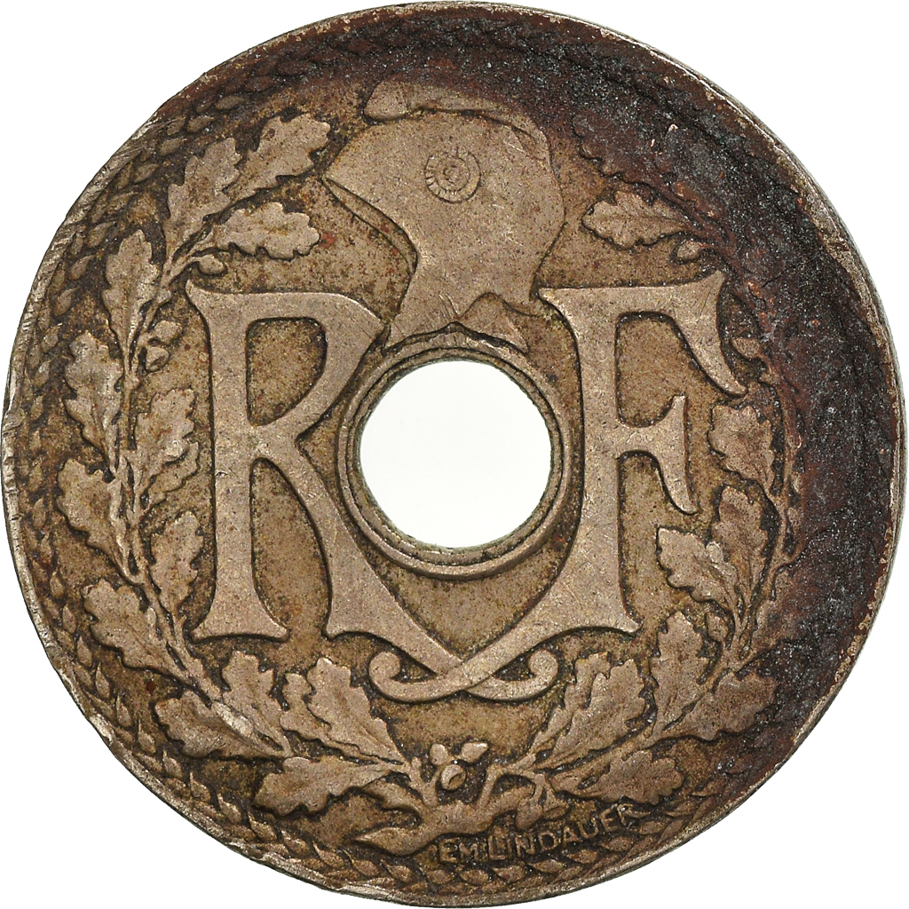 Moneda, Francia, 10 Centimes, 1935