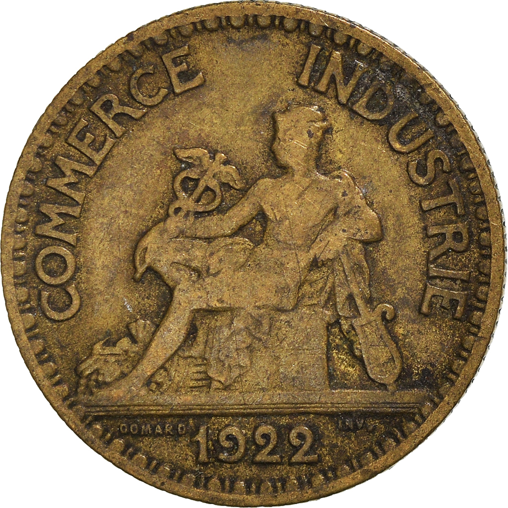 Moneda, Francia, 50 Centimes, 1922