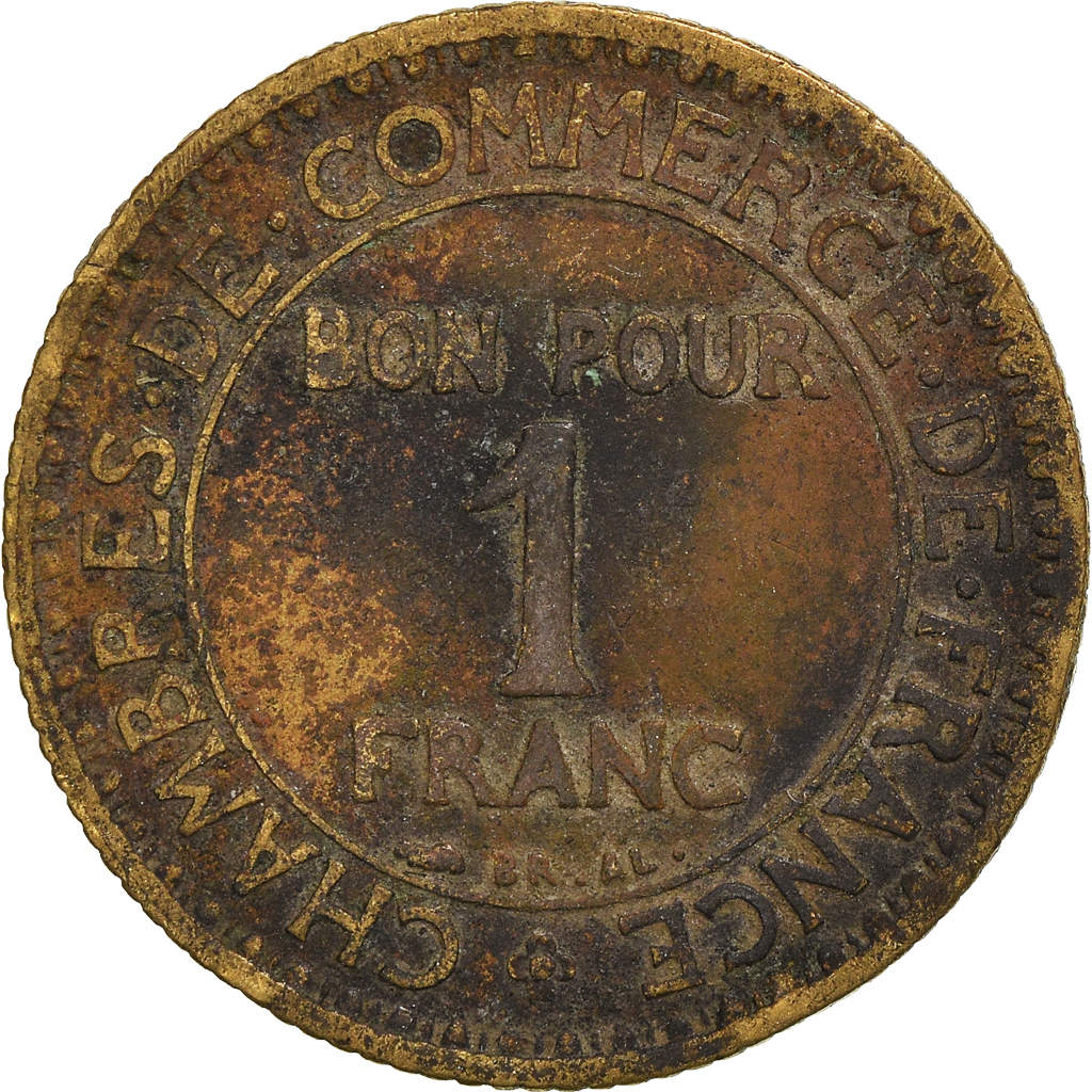 Moneda, Francia, Franc, 1922