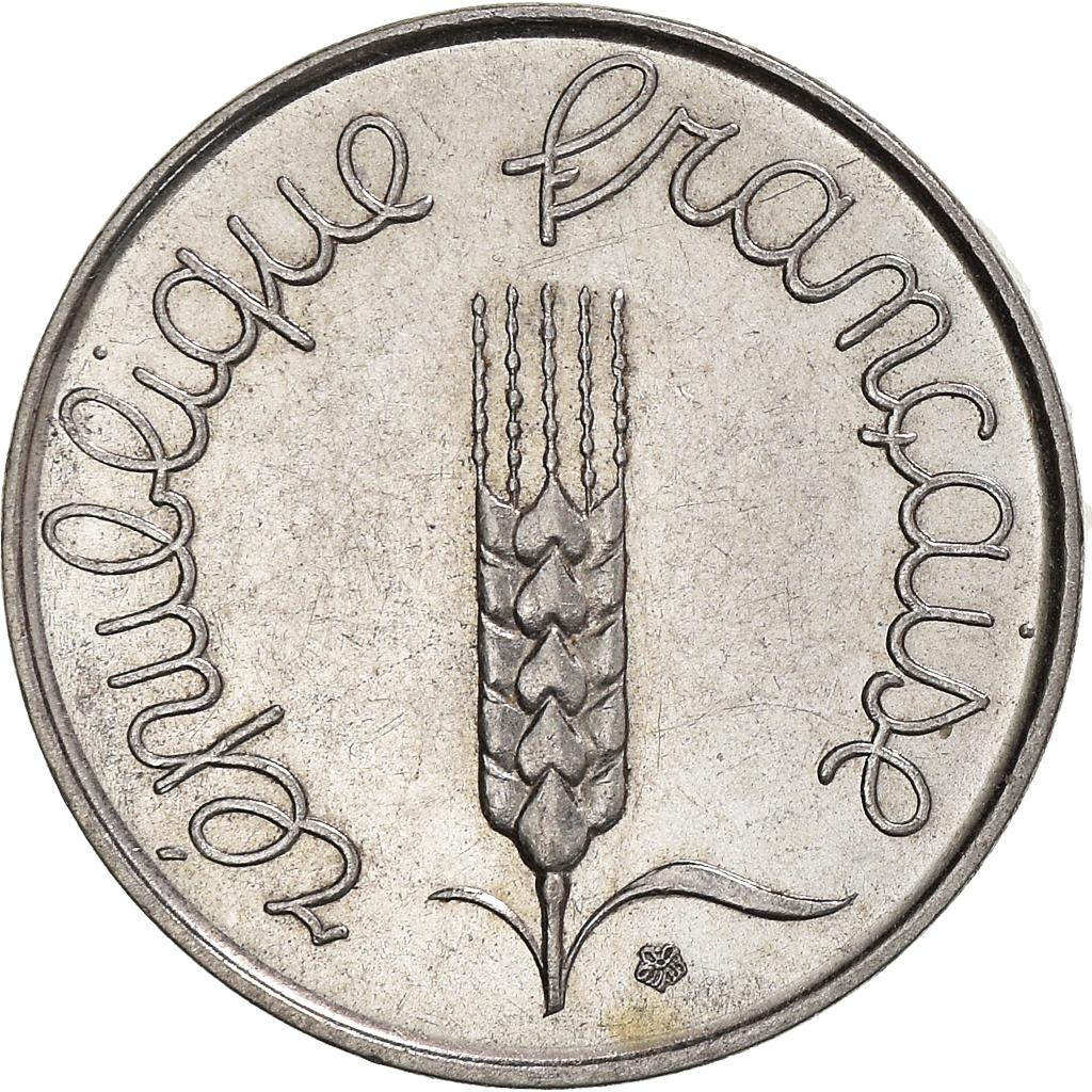Moneda, Francia, 5 Centimes, 1964