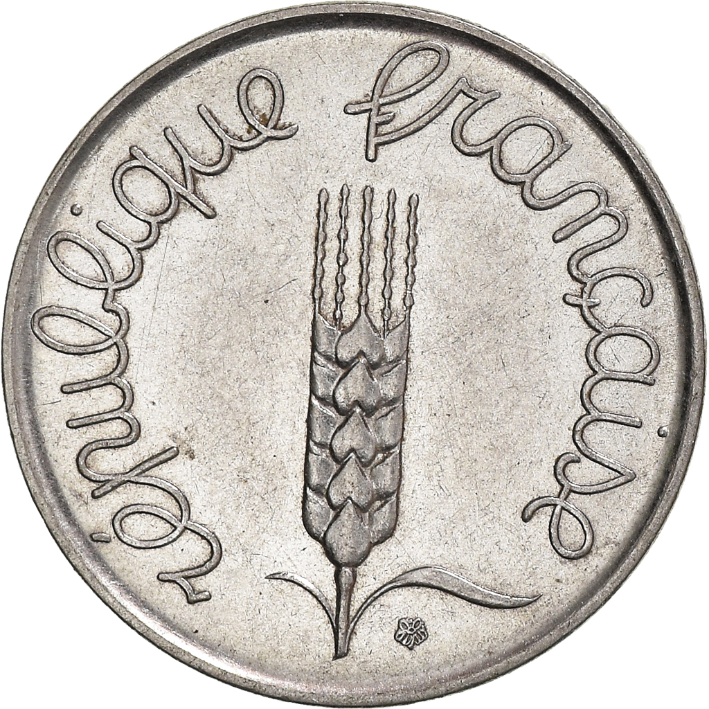 Moneda, Francia, 5 Centimes, 1962