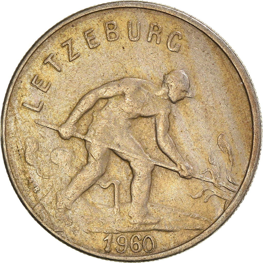 Moneda, Luxemburgo, Franc, 1960