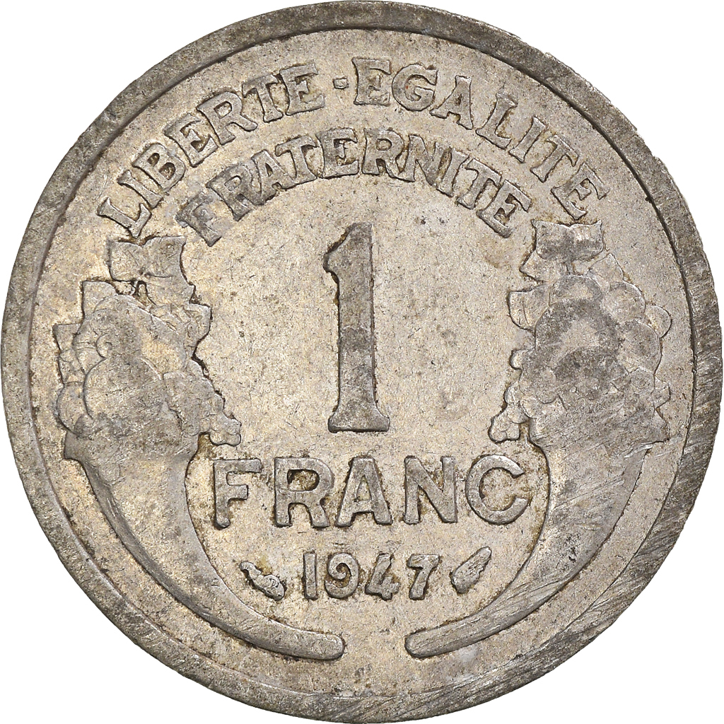 Moneda, Francia, Franc, 1947