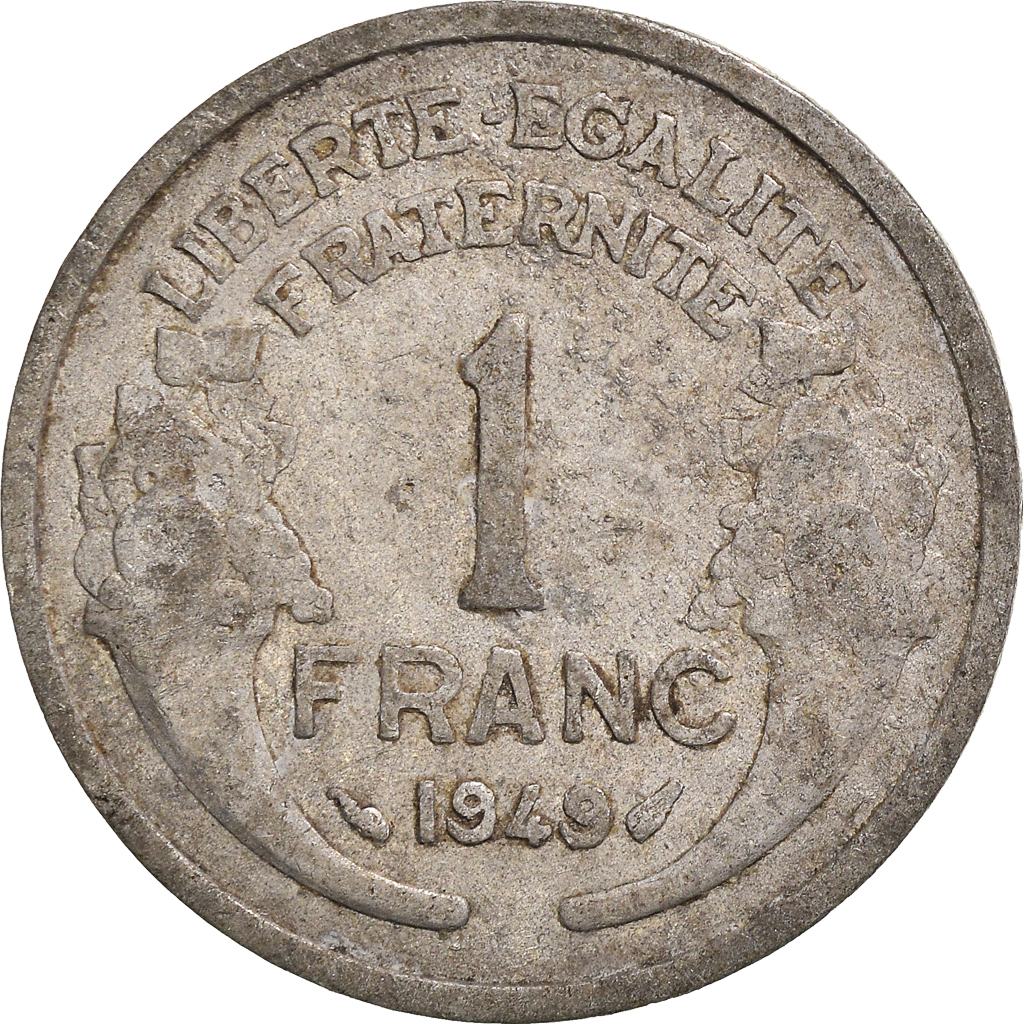 Moneda, Francia, Franc, 1949