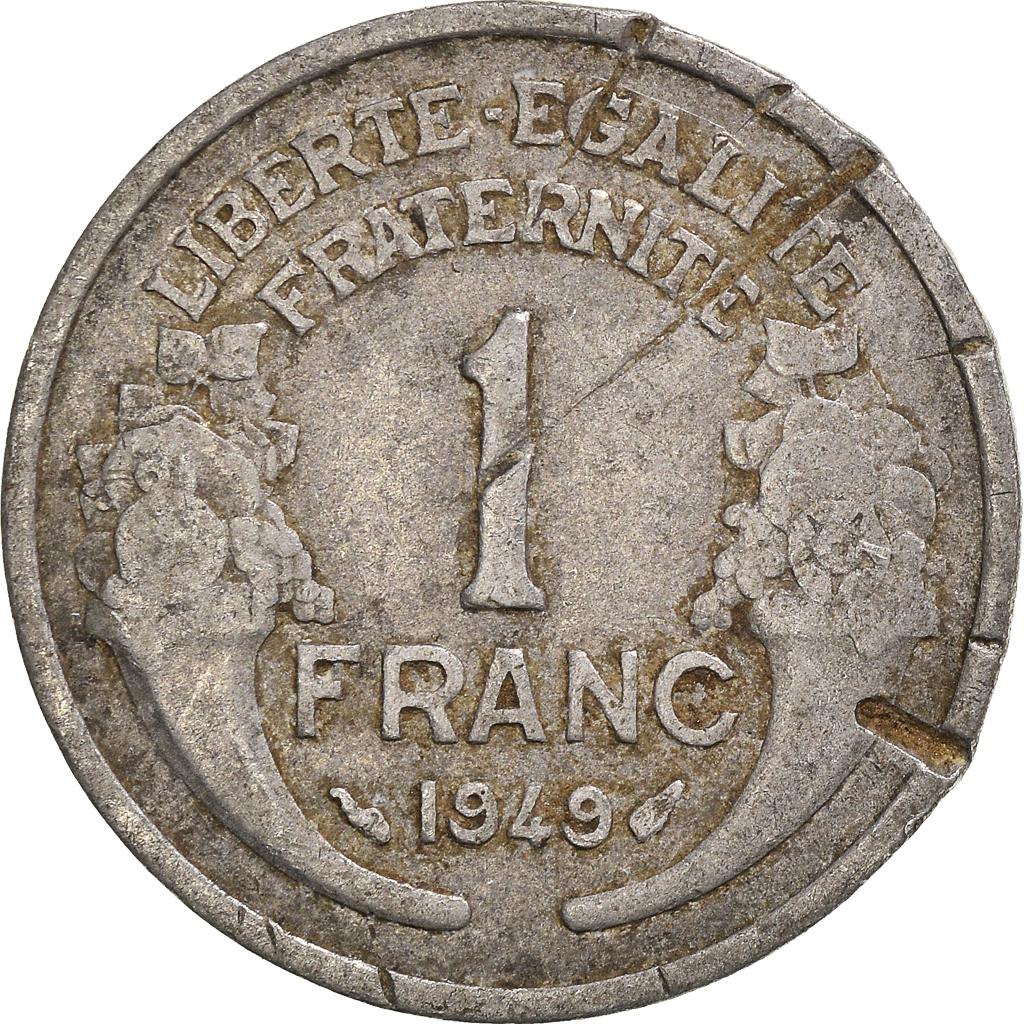 Moneda, Francia, Franc, 1949