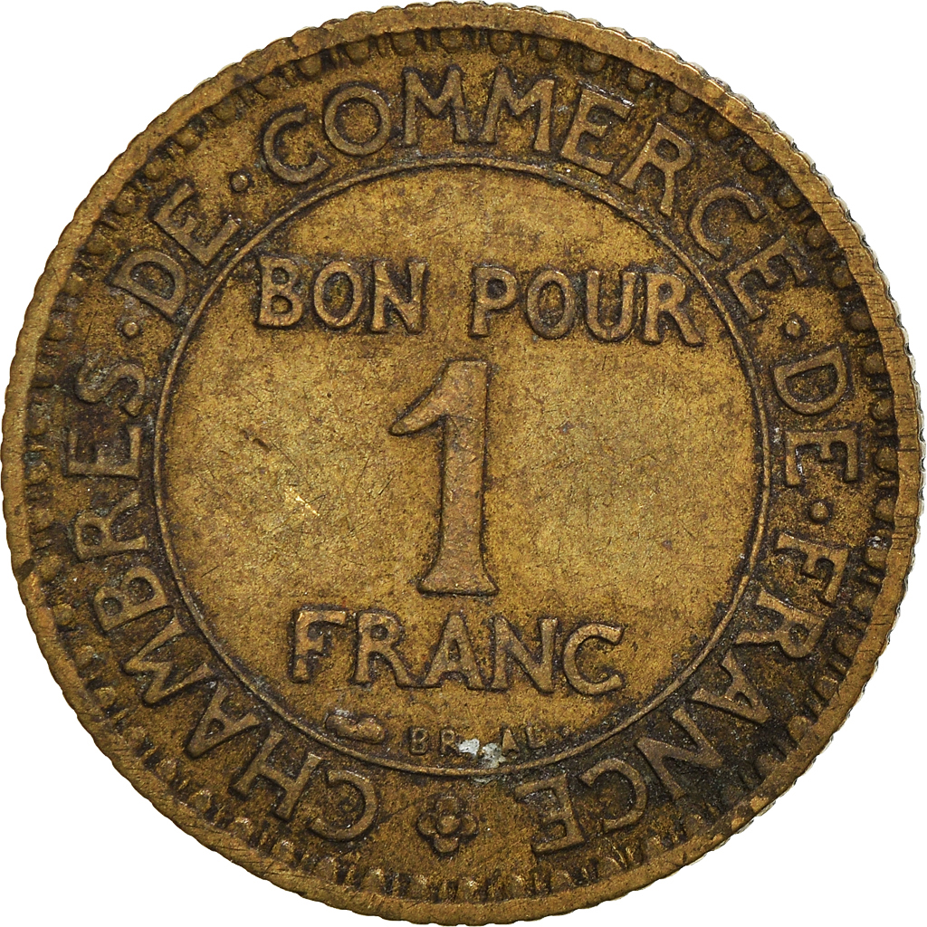Moneda, Francia, Franc, 1921