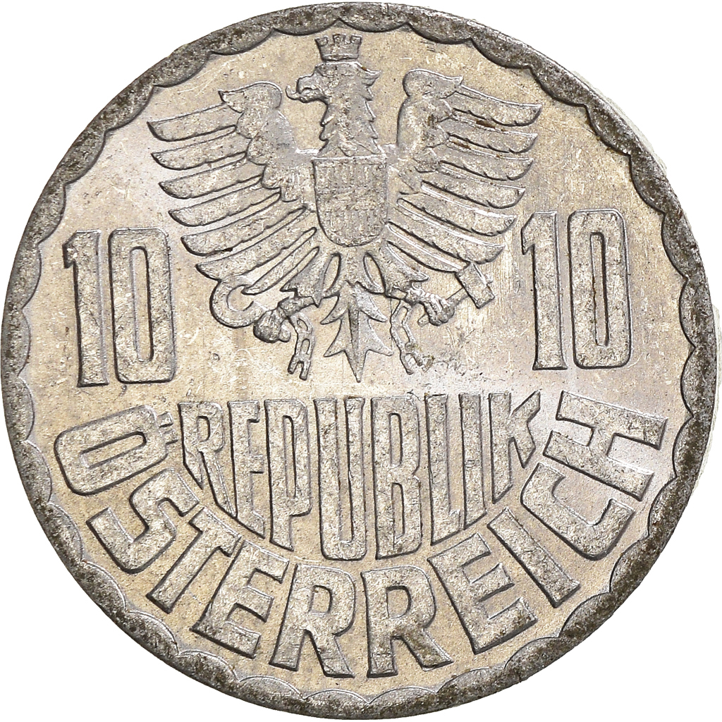 Moneda, Austria, 10 Groschen, 1967