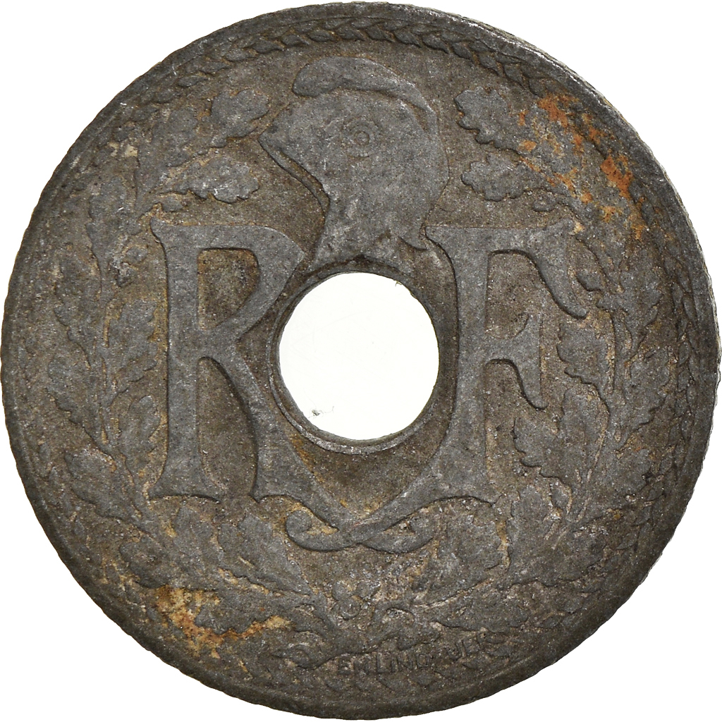 Moneda, Francia, 10 Centimes, 1941