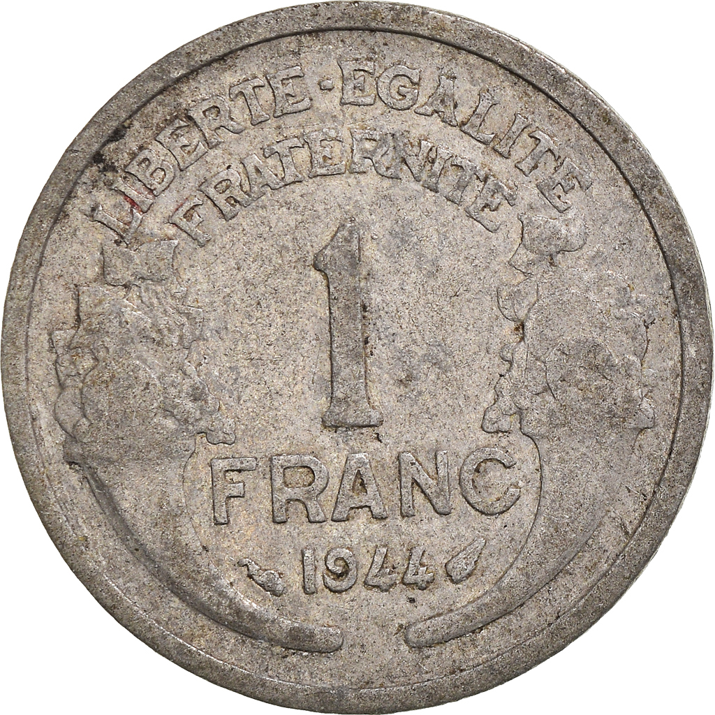 Moneda, Francia, Franc, 1944
