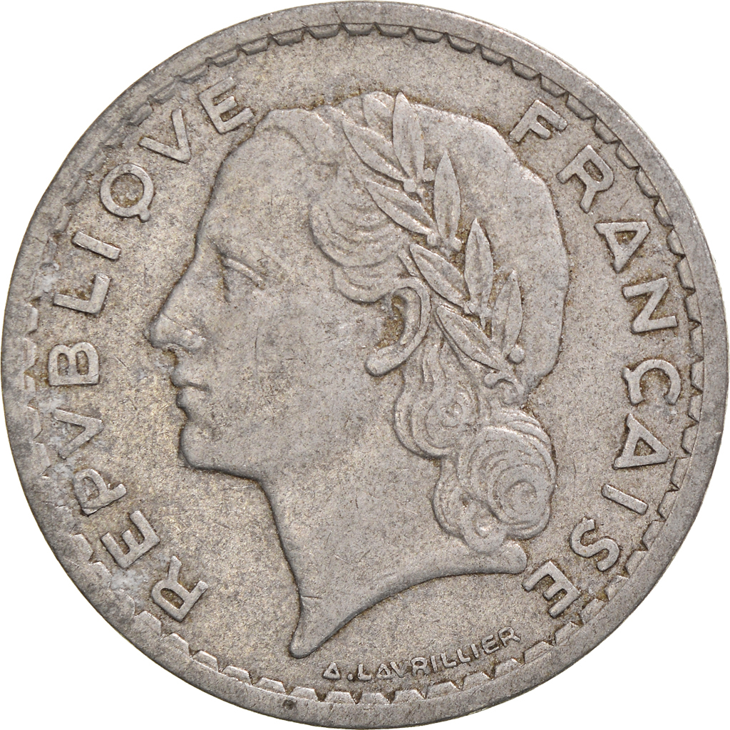 Moneda, Francia, 5 Francs, 1949