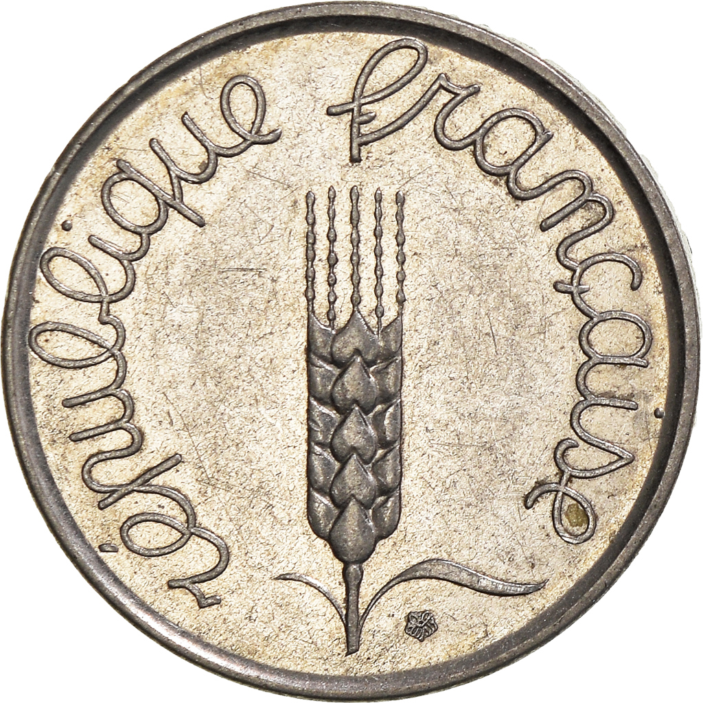Moneda, Francia, 5 Centimes, 1962