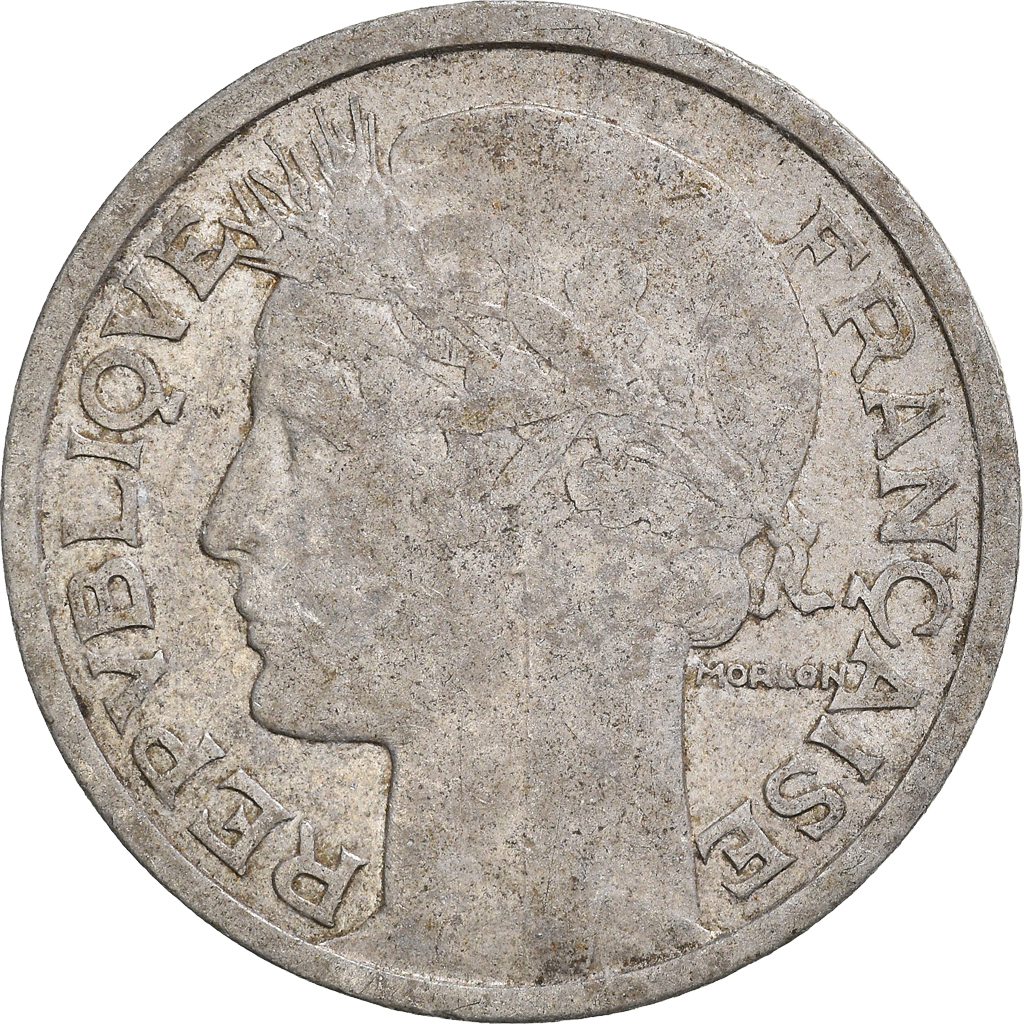 Moneda, Francia, 2 Francs, 1949