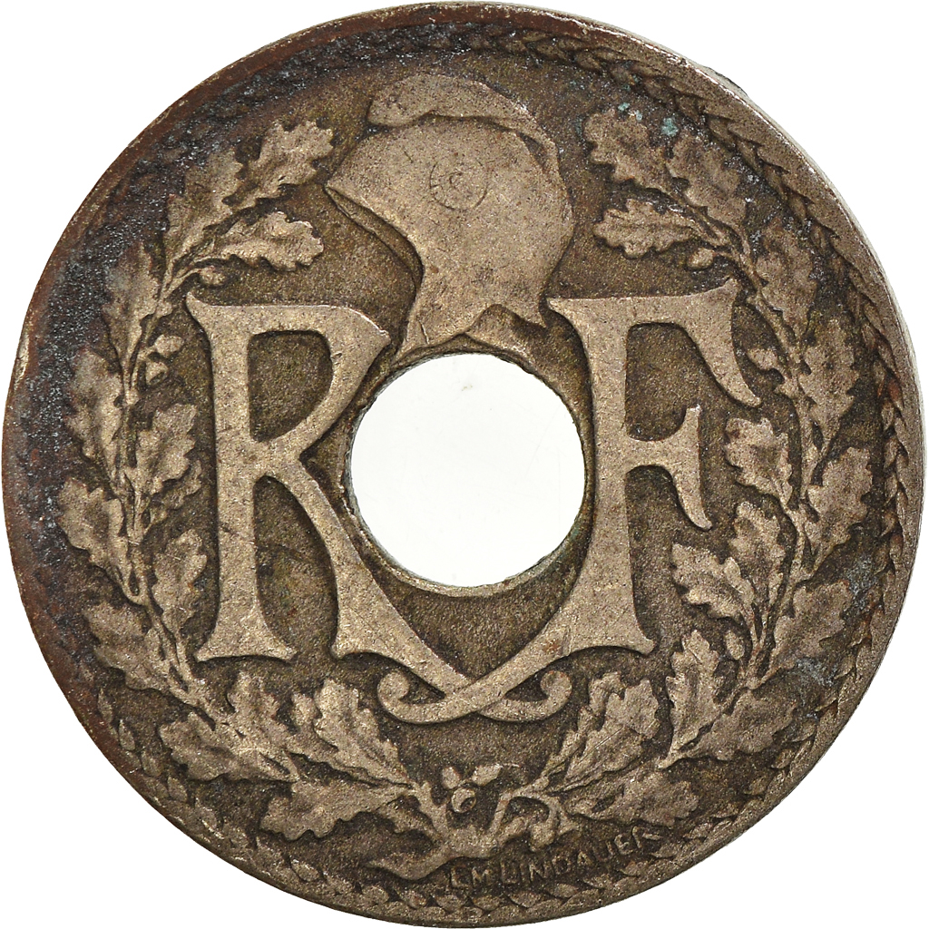 Moneda, Francia, 10 Centimes, 1921