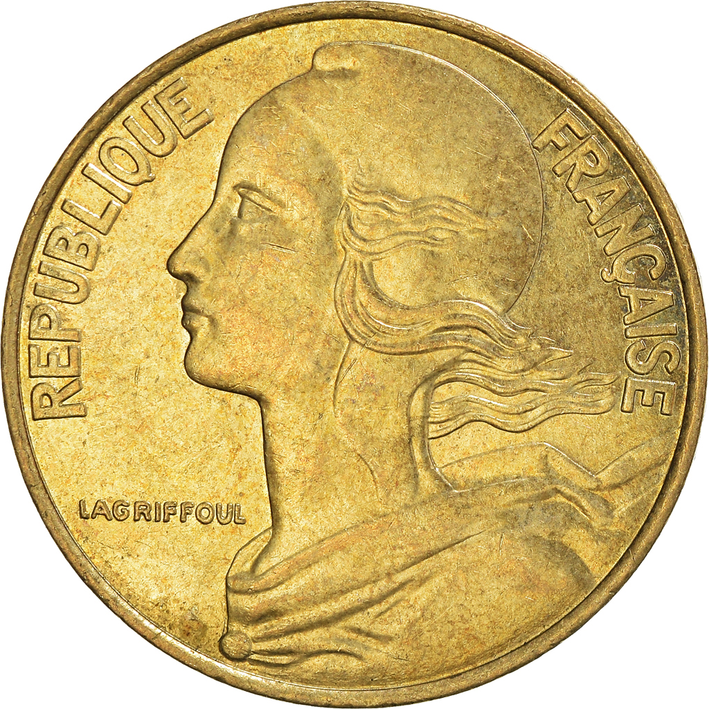 Moneda, Francia, 20 Centimes, 2000