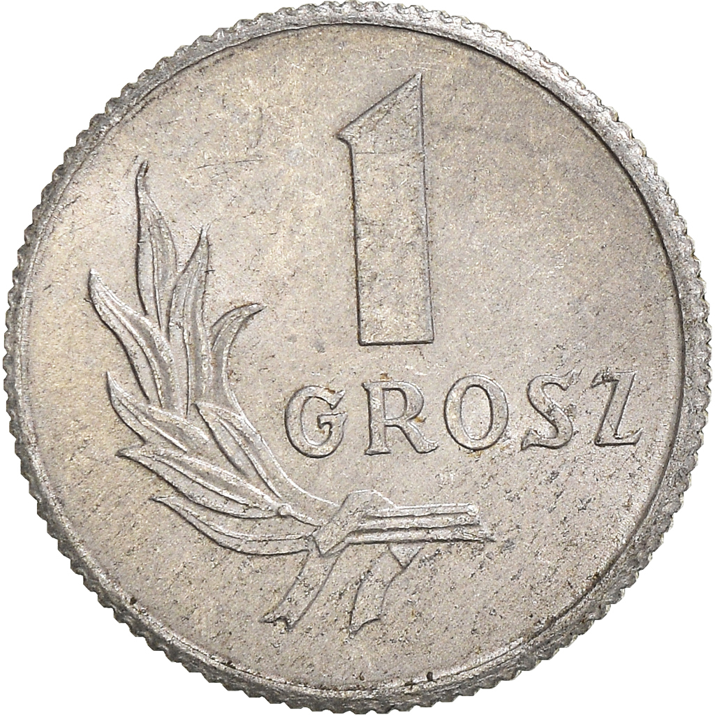 Moneda, Polonia, Grosz, 1949